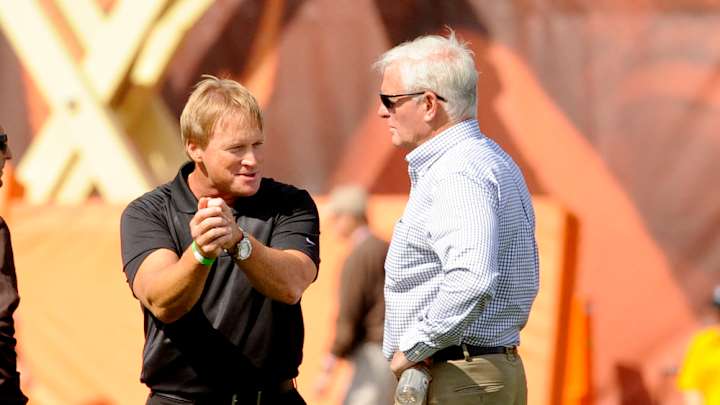 Jon Gruden returns to coaching son's high school team Jon Gruden returns to coaching son's high school team