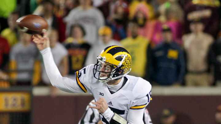 No. 15 Michigan prevails over Minnesota on goal line stand No. 15 Michigan prevails over Minnesota on goal line stand