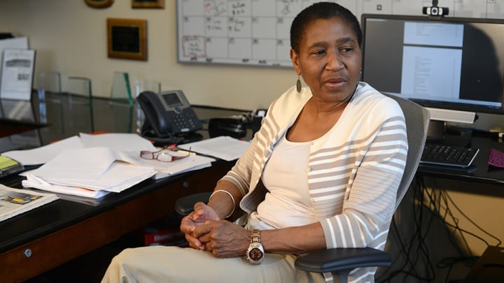 NBPA leader Michele Roberts comments on media availability