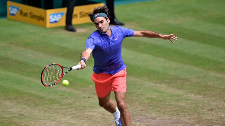 Federer beats Seppi for record 8th Halle title