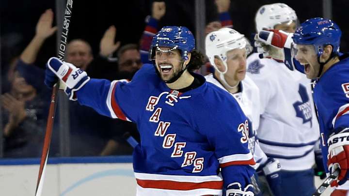 Zuccarello helps Rangers win 9th straight, 4-3 over Leafs Zuccarello helps Rangers win 9th straight, 4-3 over Leafs