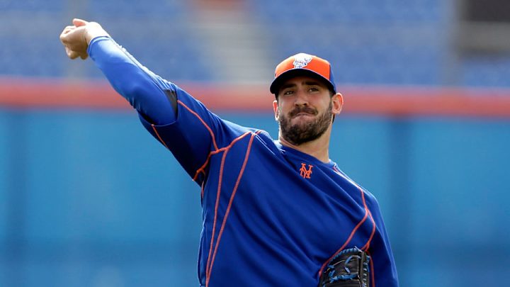Mets pitcher Matt Harvey makes spring training debut