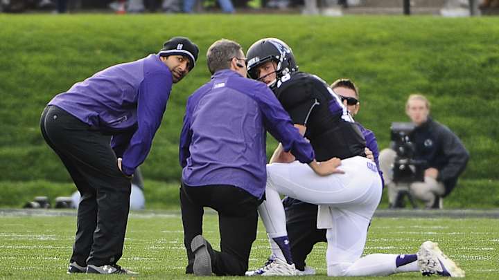 Thorson knocked out of Northwestern win