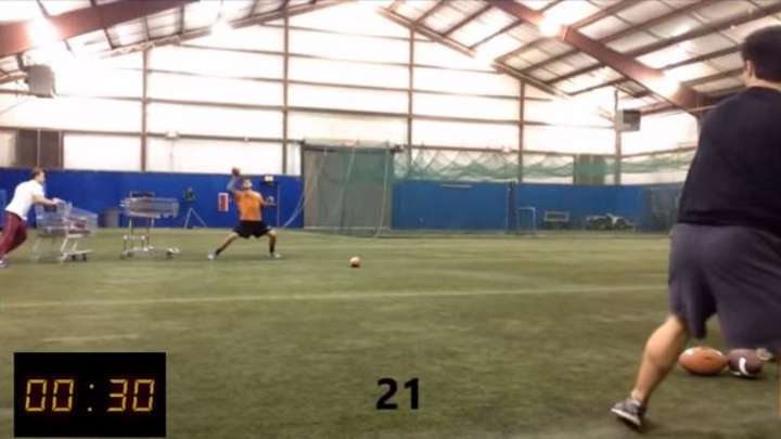 An orthodontist broke Odell Beckham Jr.'s record for one-handed catches