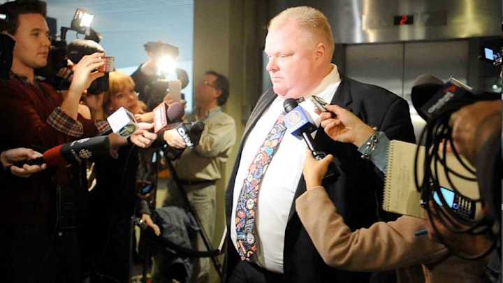 Former Toronto mayor Rob Ford's infamous NFL tie is for sale Former Toronto mayor Rob Ford's infamous NFL tie is for sale