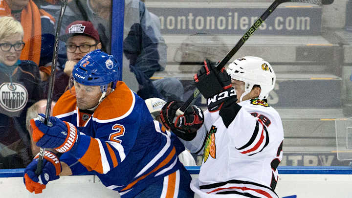 Hossa scores in OT to lift Blackhawks over Oilers 4-3 Hossa scores in OT to lift Blackhawks over Oilers 4-3