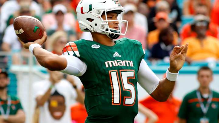 Miami QB Brad Kaaya leaves game after failing concussion test