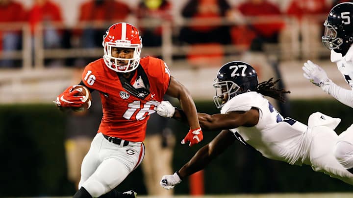 Michel's TD gives Georgia 23-17 OT win over Georgia Southern