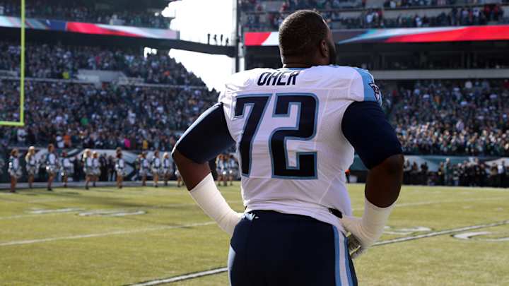 Titans release offensive lineman Michael Oher