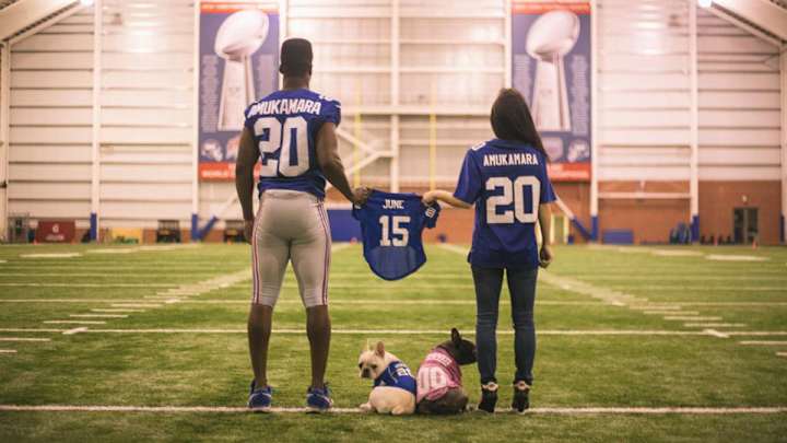 Prince Amukamara has best way of announcing his wife's pregnancy