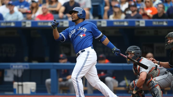 Watch: Blue Jays DH Edwin Encarnacion hits 3 homers, drives in 9