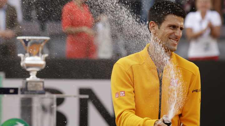 Novak Djokovic: Great at tennis, terrible at opening champagne bottles