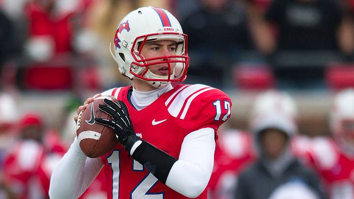 Report: SMU QB Neal Burcham tears ACL, likely out for 2015 season