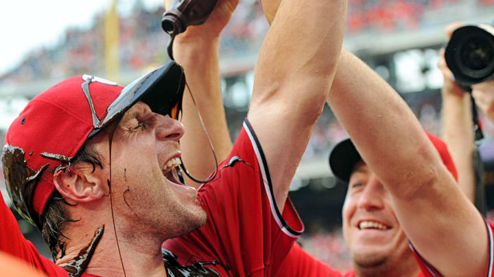 Washington Nationals chocolate syrup celebrations