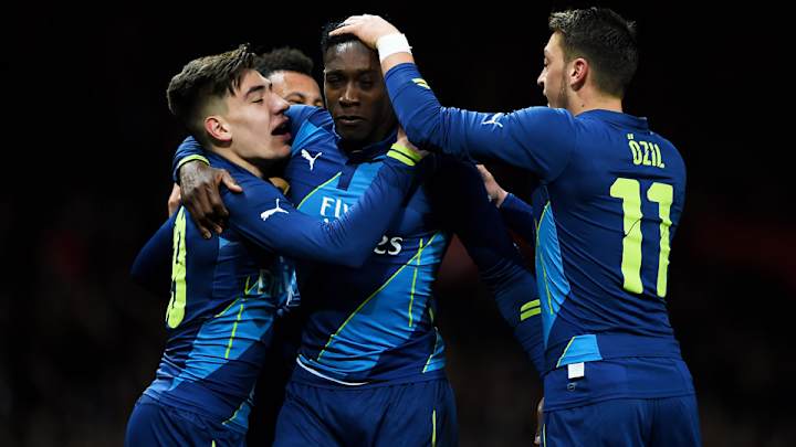 Arsenal tops Manchester United, into FA Cup semis on Welbeck's winner