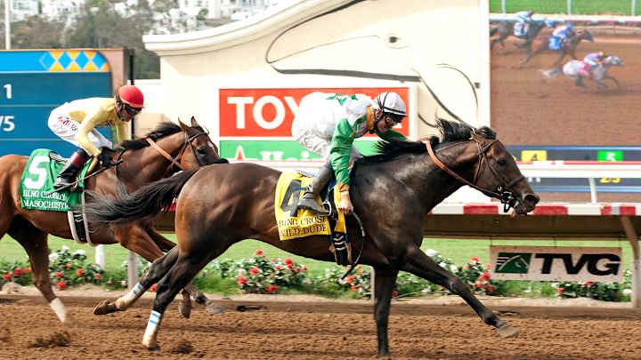Long-shot Wild Dude rallies to win Bing Crosby