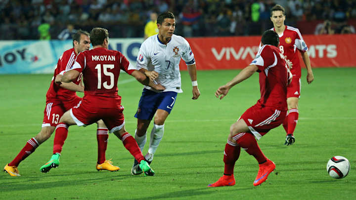 Ronaldo hat trick leads Portugal over Armenia in Euro 2016 qualifier