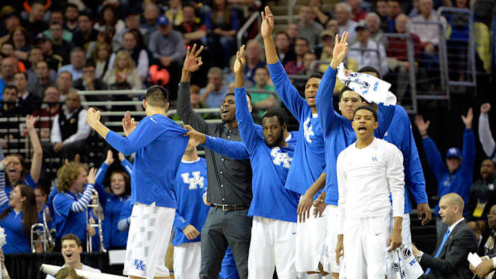 Watch: Kentucky's Marcus Lee dunks on his own teammate Watch: Kentucky's Marcus Lee dunks on his own teammate