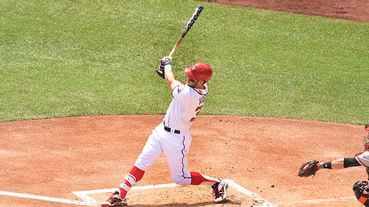 Watch: Bryce Harper hits 4th of July home run with patriotic bat