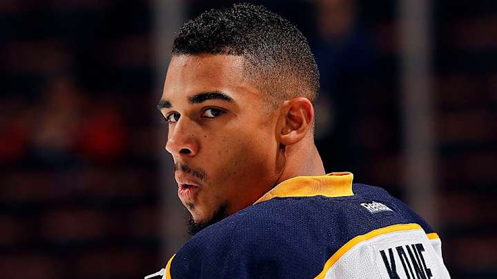 Sabres winger Evander Kane took a helicopter to Monday’s Jays game