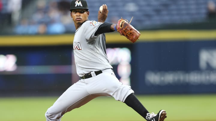 Perez's single in 8th lifts Braves past Marlins 9-8