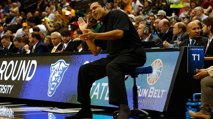 Ron Hunter cracked cast after falling out of chair during celebration Ron Hunter cracked cast after falling out of chair during celebration