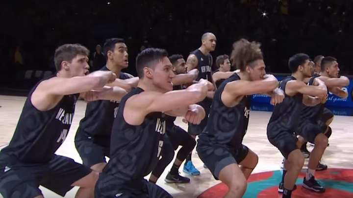 Watch: Tall Blacks perform Haka before game vs. Australia