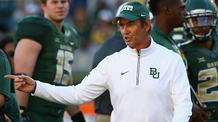 Art Briles won’t punish Baylor coach for standing on Tulsa sideline Art Briles won’t punish Baylor coach for standing on Tulsa sideline