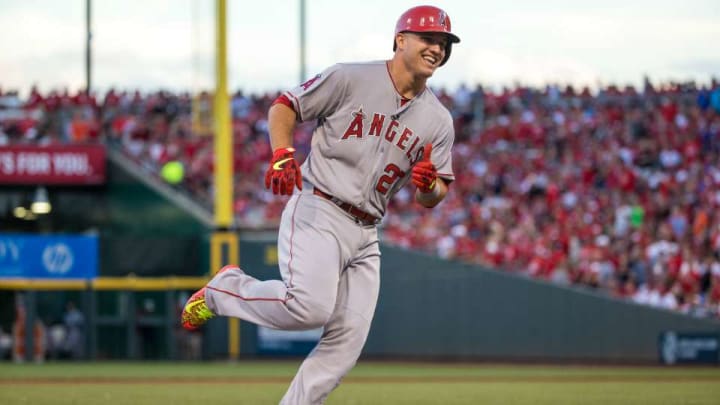 Angels’ Mike Trout misses first start of the season with sore heel