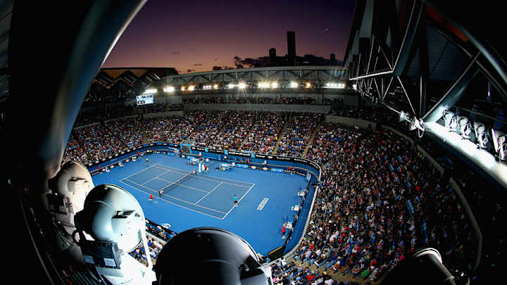 What makes the 2016 Australian Open courts unique to Melbourne?