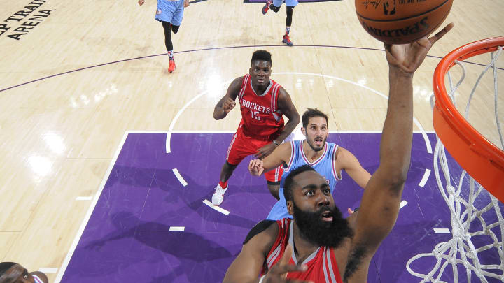 Harden scores 43 to lead Rockets past Kings 116-110