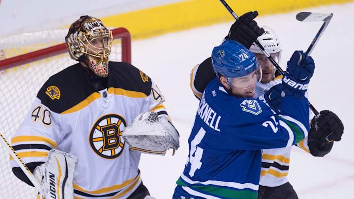 Rask has 17 saves for 3rd shutout as Bruins beat Canucks