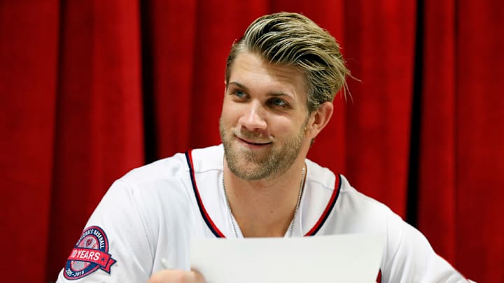Watch: Bryce Harper lip-syncs ‘My Girl’ with young fan