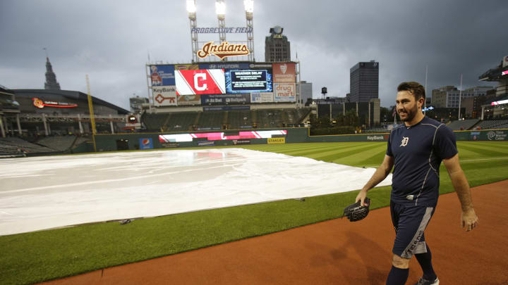 Tigers-Indians rained out; doubleheader Sunday