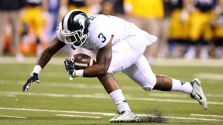 Watch: L.J. Scott touchdown gives Michigan State win over Iowa Watch: L.J. Scott touchdown gives Michigan State win over Iowa