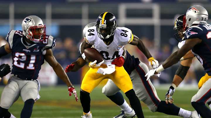 Watch: Steelers WR Antonio Brown hauls in difficult catch vs. Patriots