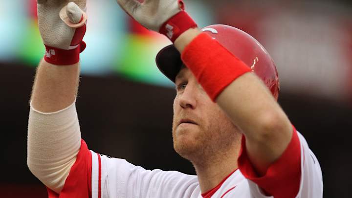 Bruce hits last of Reds' 3 HRs for 5-4 win over Cubs