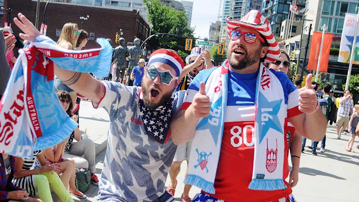 Fans at the 2015 Women's World Cup