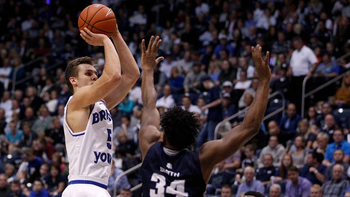 Fischer, Emery lead BYU to 80-68 win over Utah State