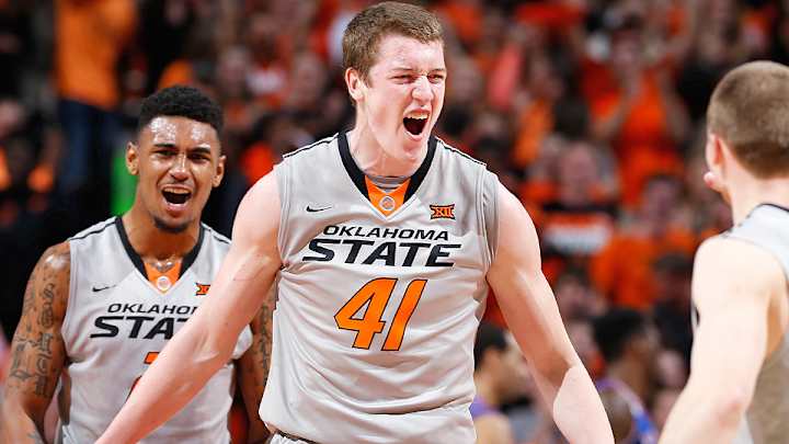 Oklahoma State uses second half rally to stun No. 8 Kansas in Stillwater