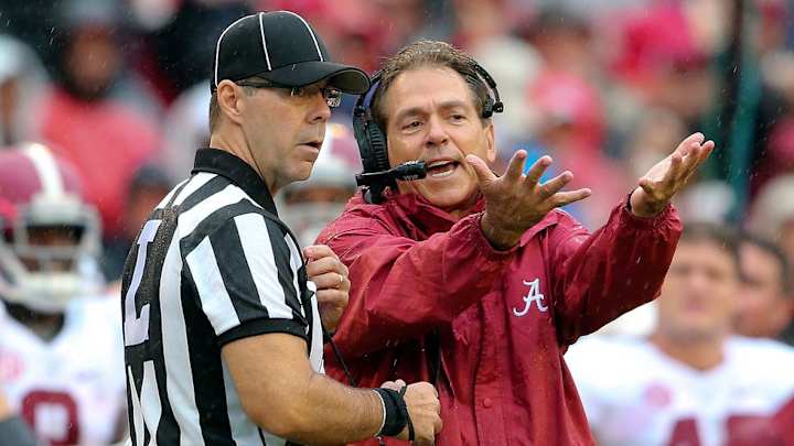 Campus Clicks: Saban rips media; Oregon's Lewis & Clark-themed uniforms