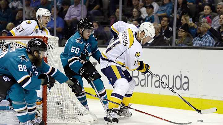 Nystrom, Jarnkrok lead Predators past Sharks Nystrom, Jarnkrok lead Predators past Sharks