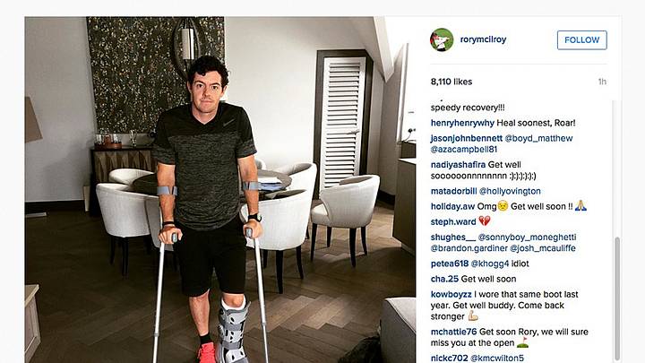 After McIlroy soccer mishap, other freak athlete injuries