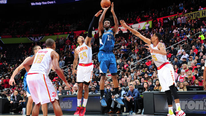 Timberwolves blow 34-point lead, recover to beat Hawks