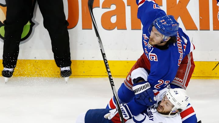 Rangers captain McDonagh had broken foot