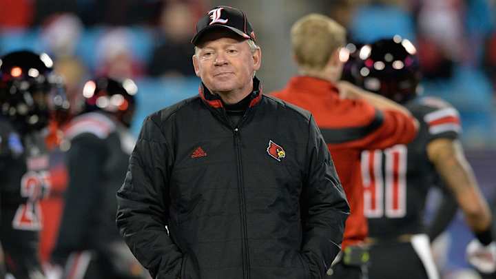 High school bans Louisville's Bobby Petrino from recruiting players