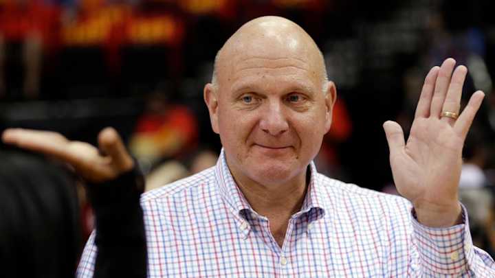 Watch: Clippers owner Steve Ballmer reveals new logo on 'Conan' Watch: Clippers owner Steve Ballmer reveals new logo on 'Conan'