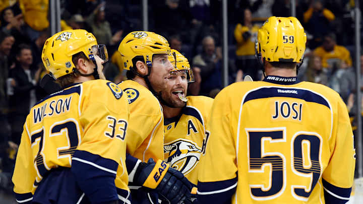 Jarnkrok, Rinne lead Predators to 7-0 win over Jets