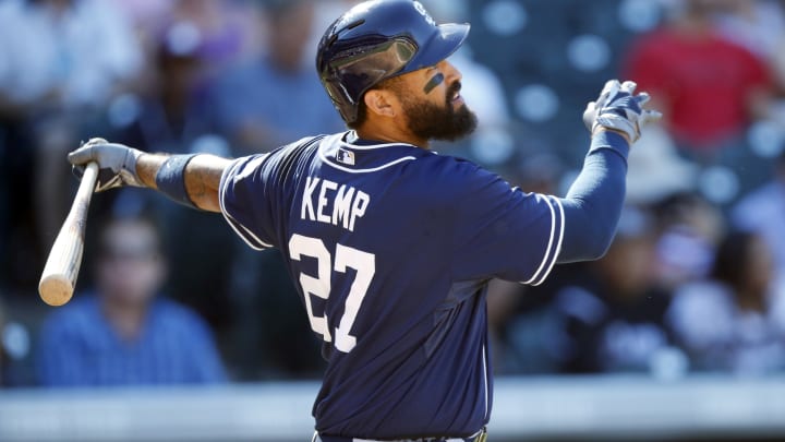 Kemp homers, doubles twice as Shields, Padres beat Rockies