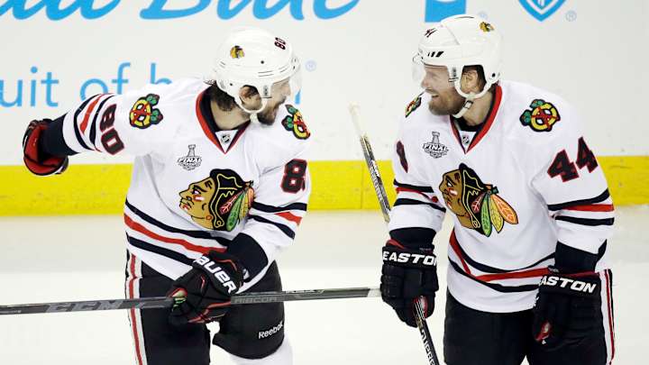 Former defensive partners Timonen, Coburn vying for Cup Former defensive partners Timonen, Coburn vying for Cup